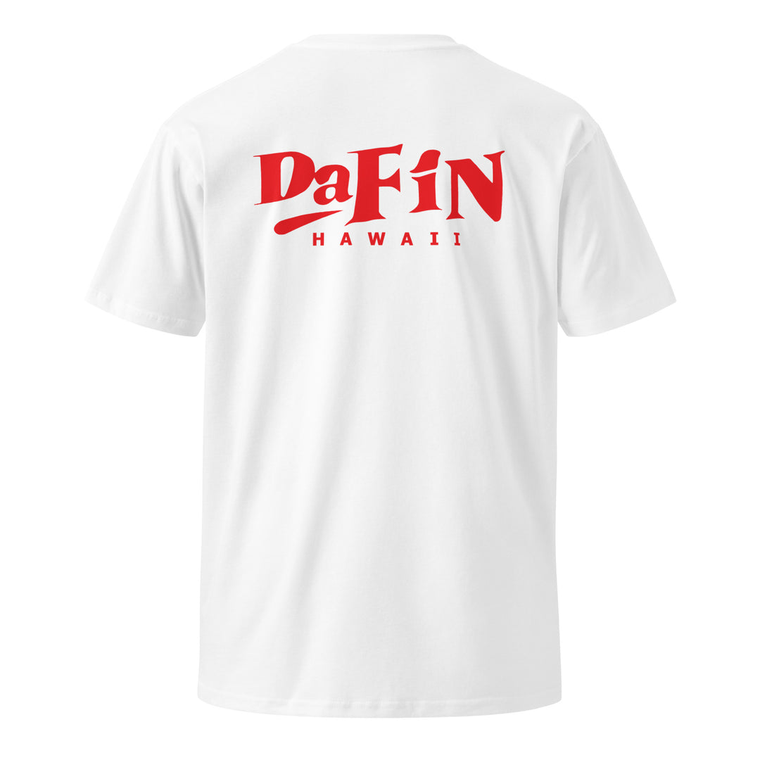 DaFiN Logo Tee - White / Red