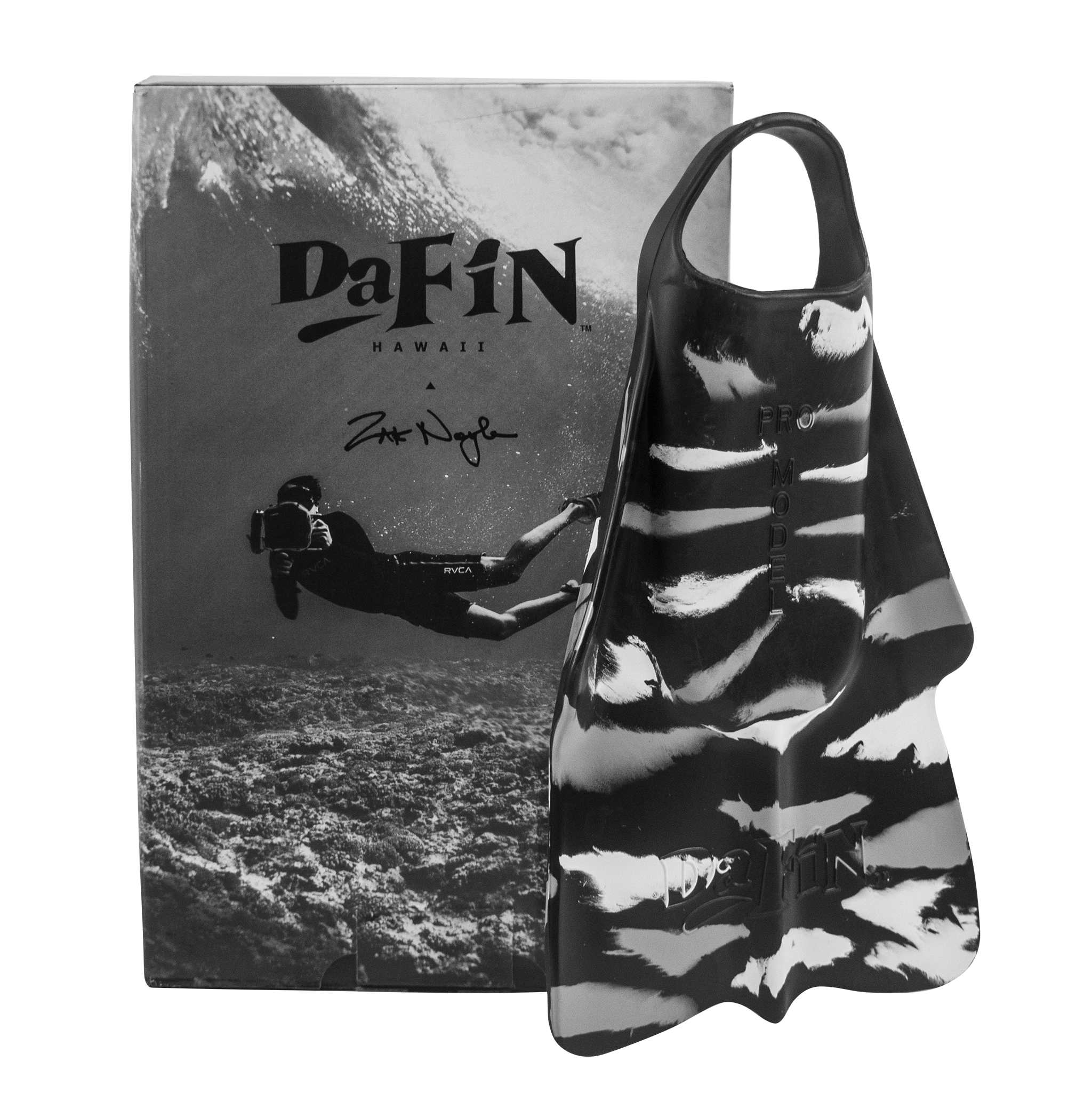 DaFiN Swimfins Australia - DaFin Flippers Zak Noyle Black / White