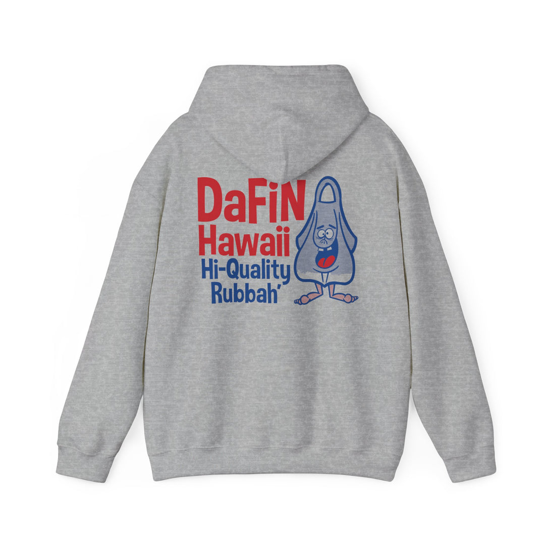 DaFiN High Quality Rubbah Hoodie - Grey